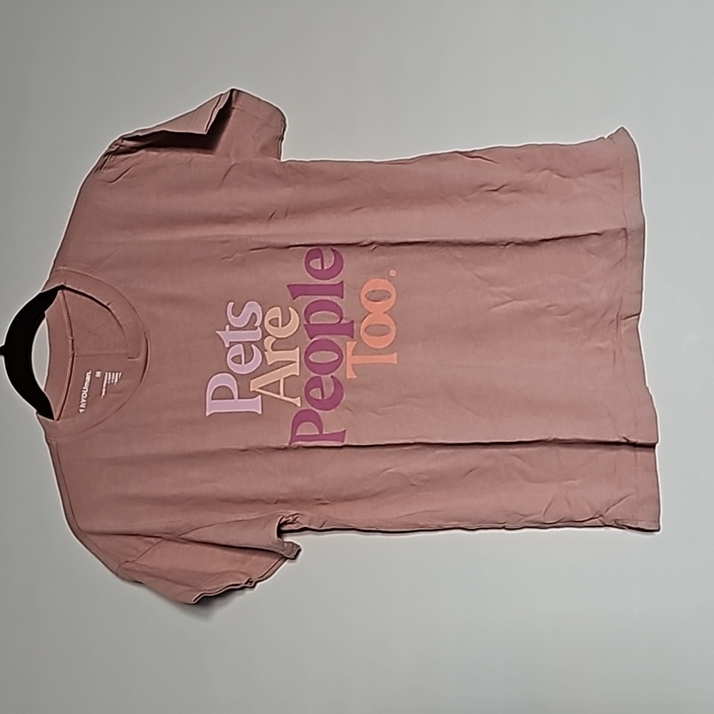 NWOT Good hYOUman Pets are People Tee
